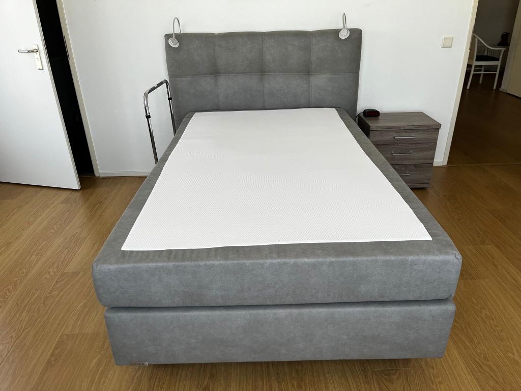 Boxspring, Ophalen, Eenpersoons, 190 cm of minder, Zo goed als nieuw
