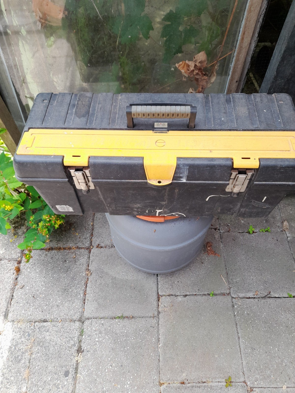 Gereedschapskoffer 60x25x25cm kunststof, Doe-het-zelf en Verbouw, Gereedschapskisten, Ophalen, Gebruikt