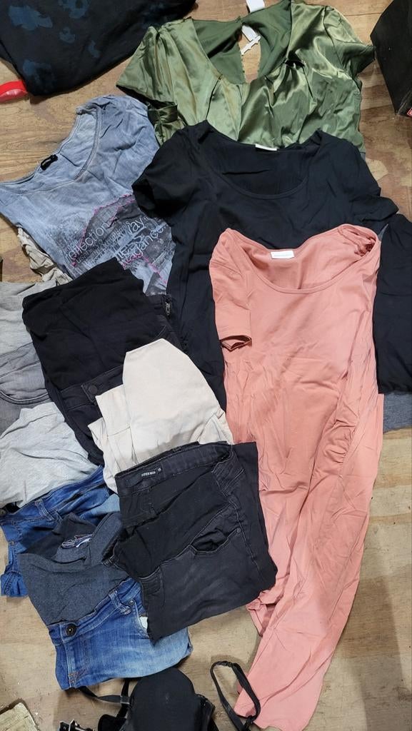 Zwangerschapskleding pakket S/M: jurken, broeken, tops, Ophalen of Verzenden, Gedragen, Maat 36 (S), Jurk