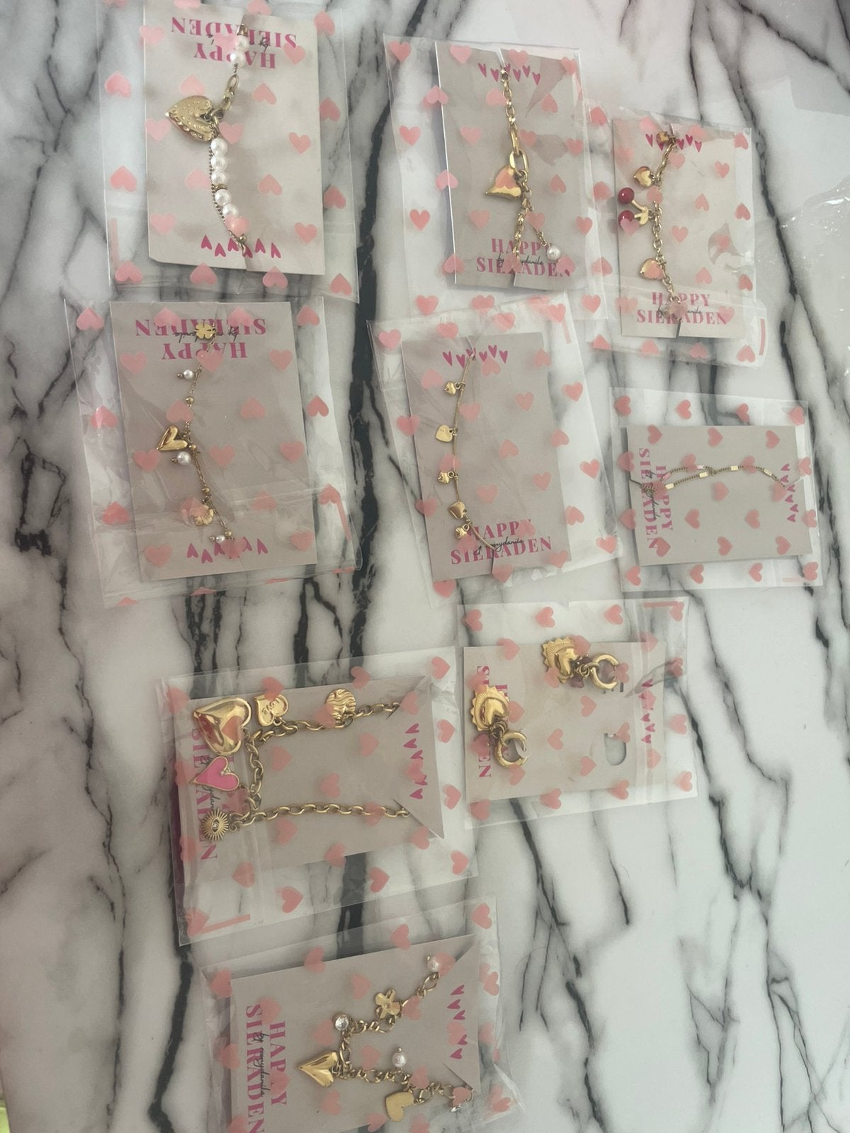 Goudkleurige sieraden, Ophalen of Verzenden, Nieuw, Goud, Overige materialen