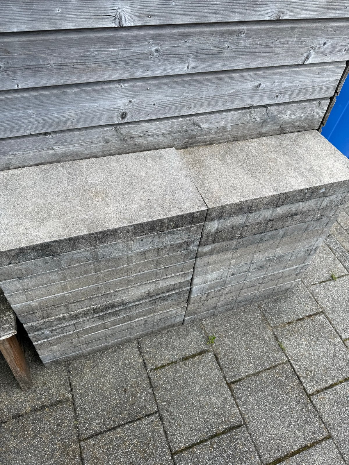 Nieuw terrastegels grijs, Overige materialen, Nieuw, Ophalen of Verzenden, 10 m² of meer