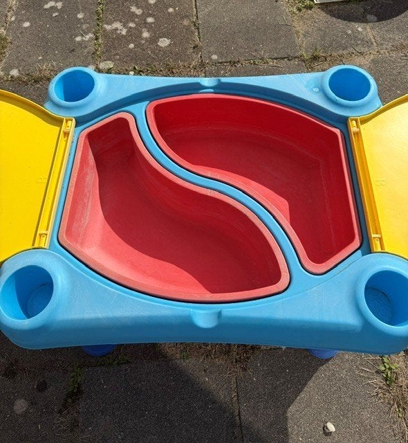 Zand- en watertafel, Ophalen, Gebruikt