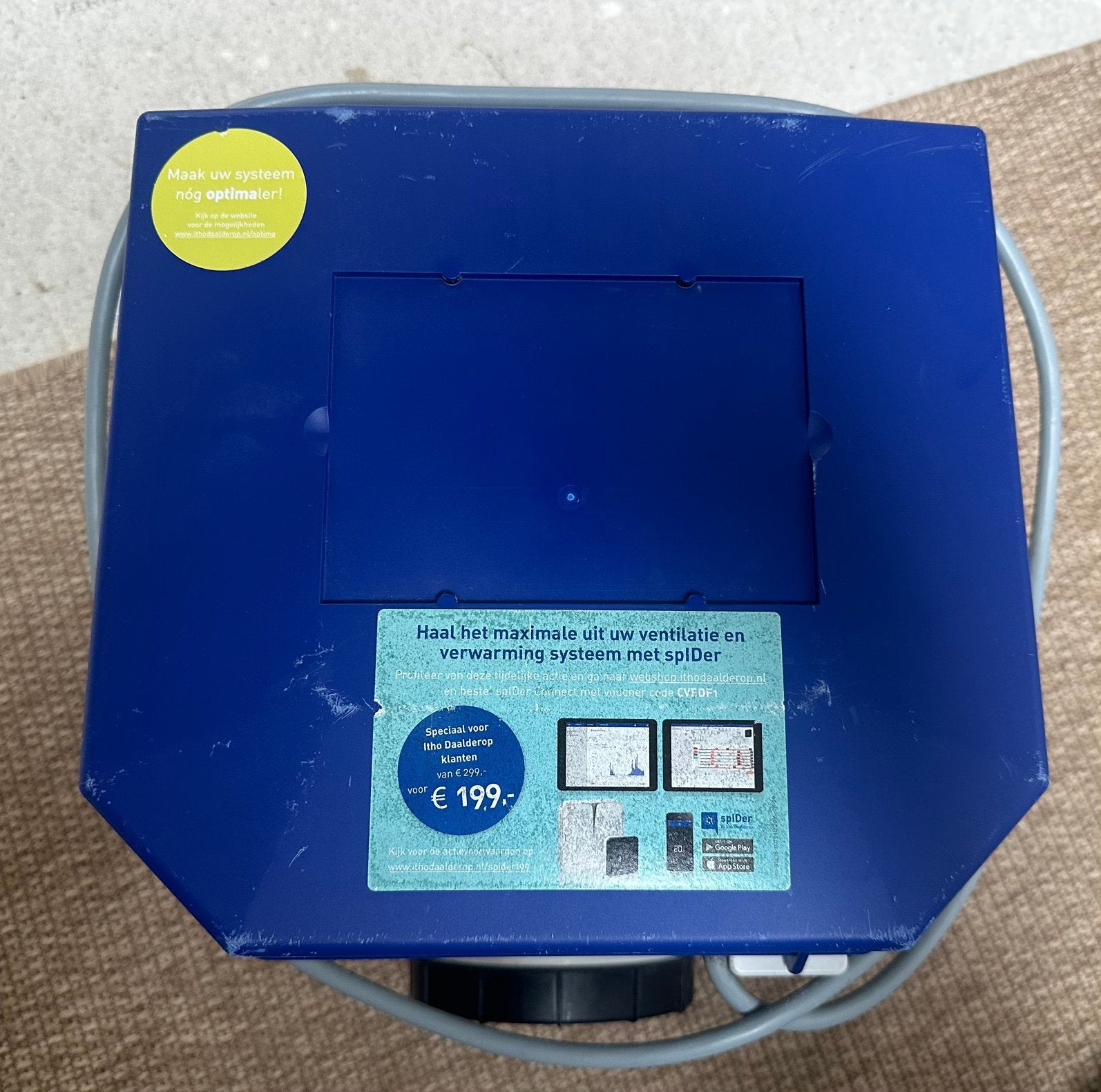 Itho Daalderop Ventilator Box - Defect (voor onderdelen), Doe-het-zelf en Verbouw, Ventilatie en Afzuiging, Gebruikt, Ventilator