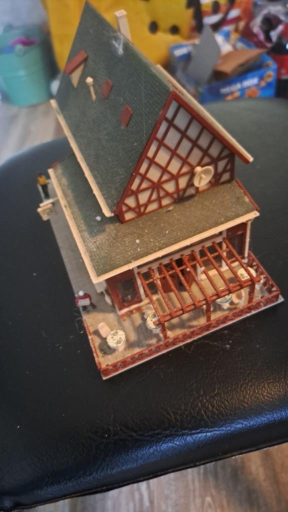 Modelbouw Huisjes - Pizzeria en Woonhuis, Overige merken, Gebruikt, Gelijkstroom of Wisselstroom, Overige typen