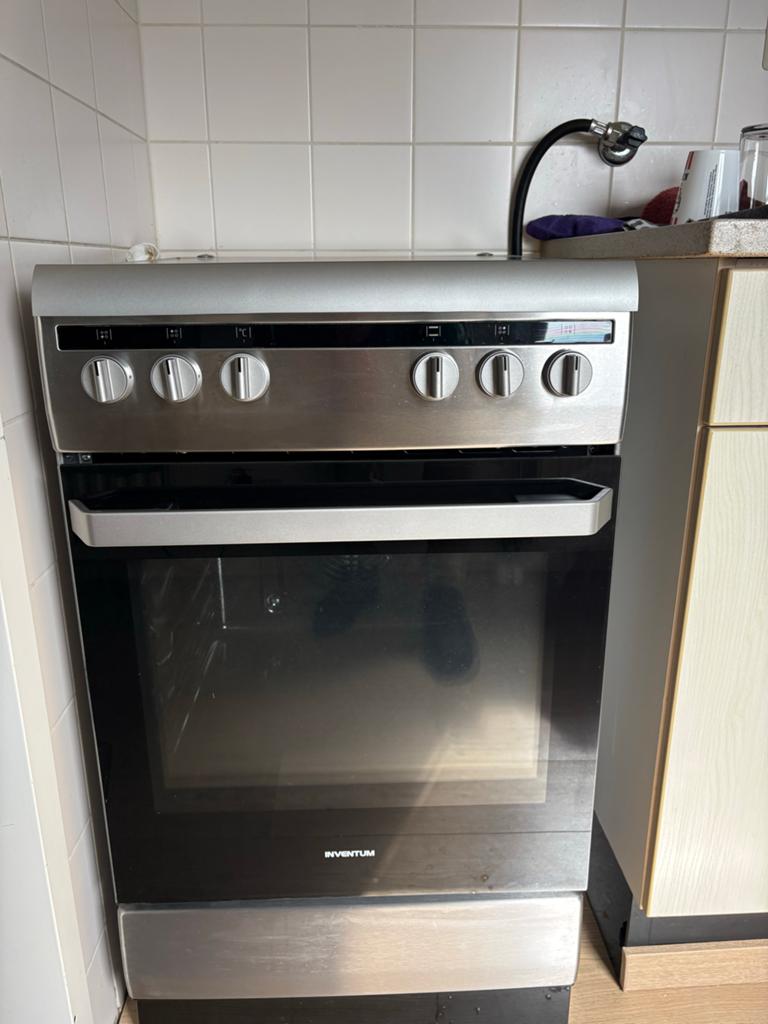 Inventum gas fornuis, Ophalen of Verzenden, Vrijstaand, Gas, 4 kookzones