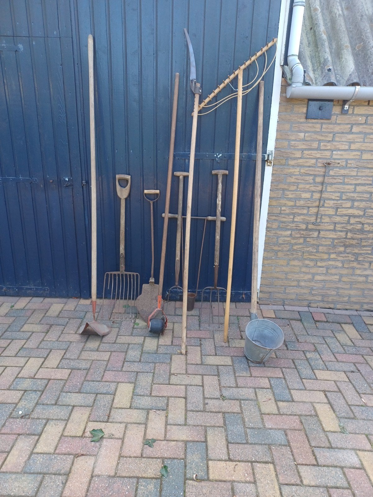 # gereedschap voor in de tuin #, Ophalen, Gebruikt