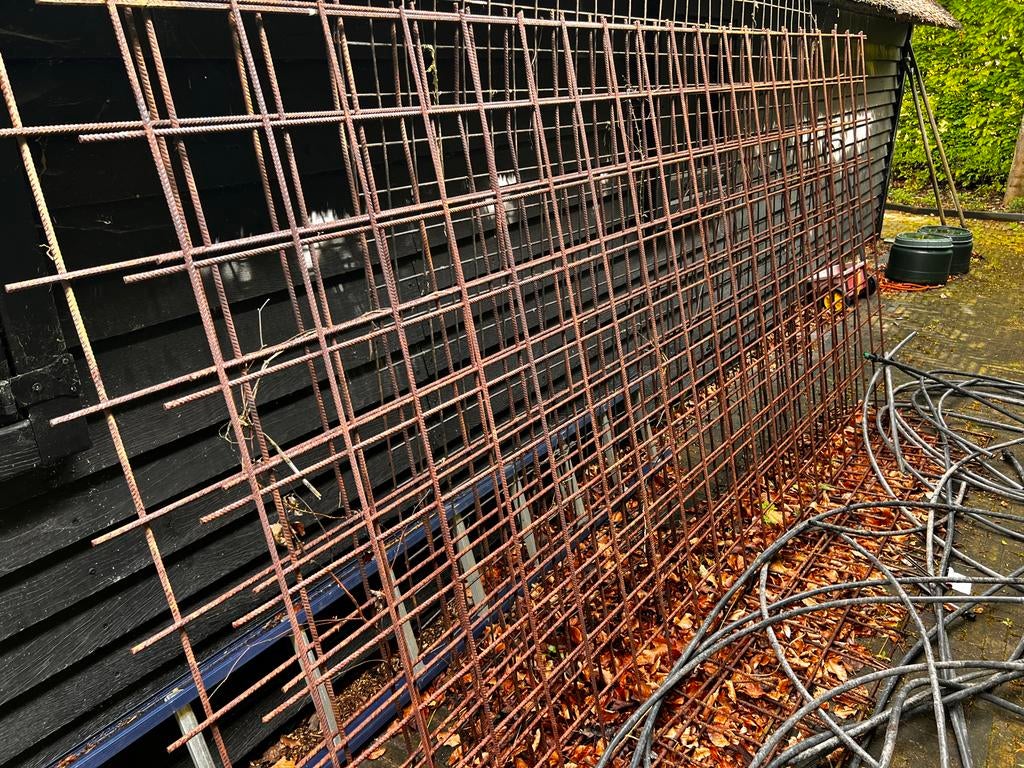 3x betonmatten (nieuw) perfect voor klimplanten / tuinwand, Doe-het-zelf en Verbouw, Ophalen of Verzenden, Gebruikt, IJzer
