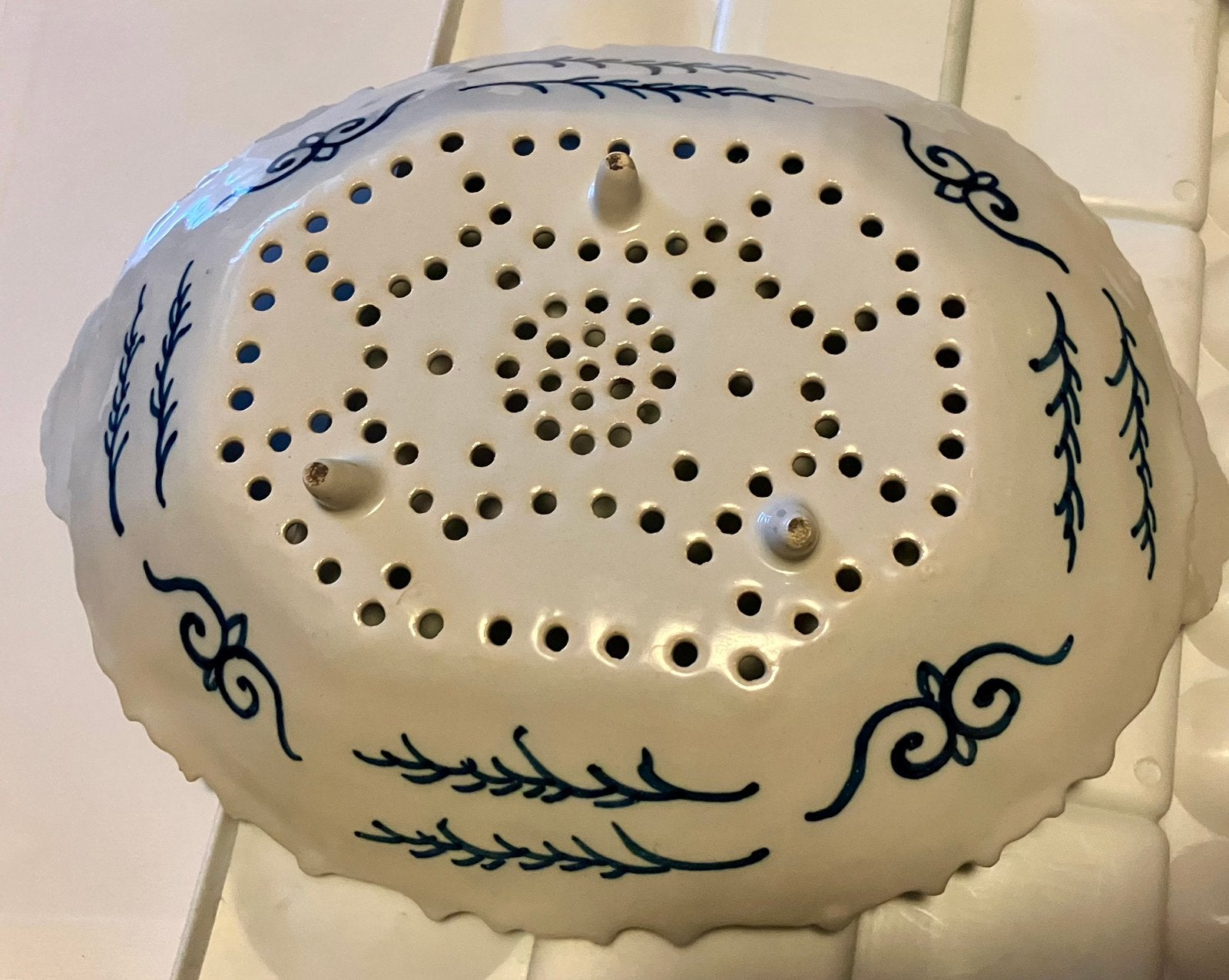 Tichelaar Makkum grote fruittest model 549, Antiek en Kunst, Ophalen