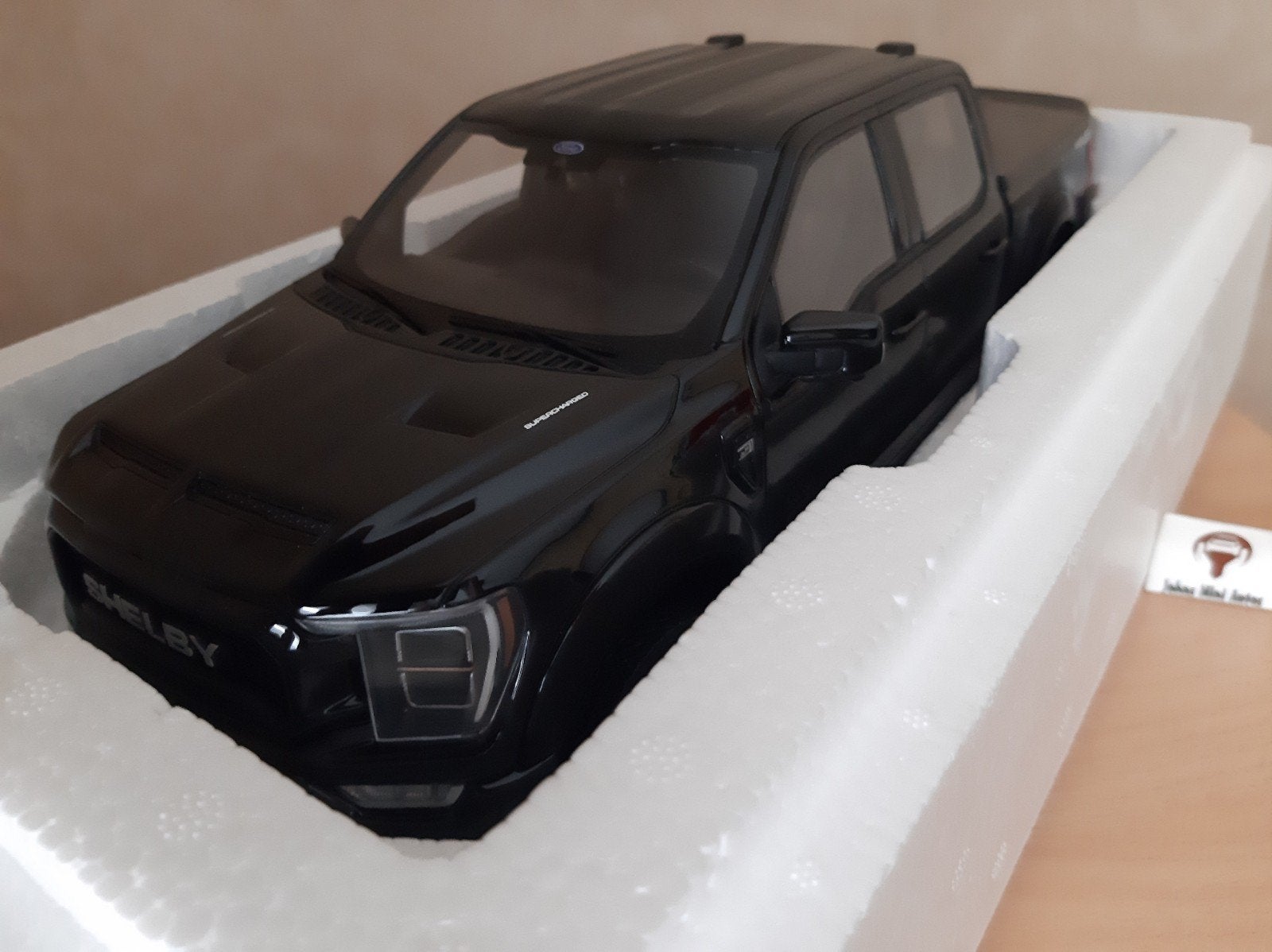 Ford Shelby F-150 Centennial Edition 2024 Zwart in 1:18, Overige merken, Auto, Nieuw, Ophalen of Verzenden
