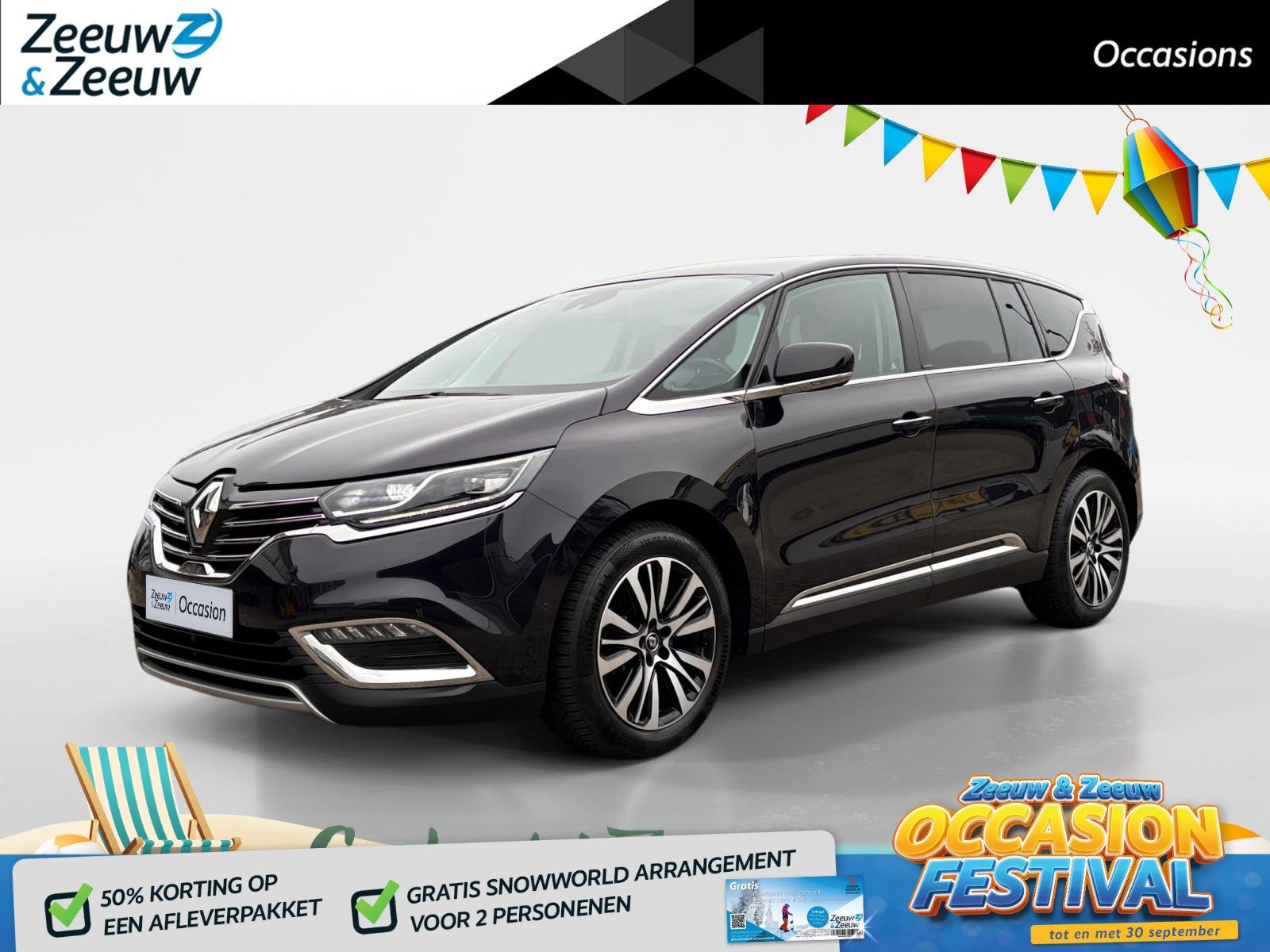 Renault Espace 1.6 TCe Initiale Paris 5p. | DEALER ONDERHOUD, 12 maanden, 1618 cc, Gebruikt, 4 cilinders