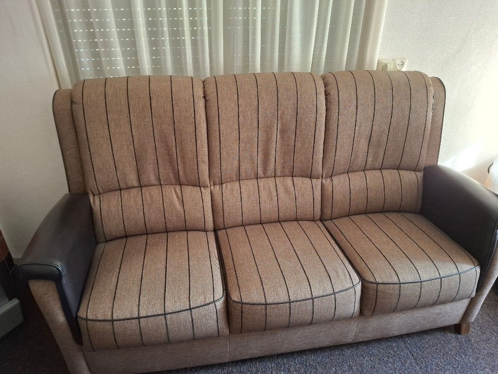 Bank, Huis en Inrichting, Ophalen, Driepersoons, 75 tot 100 cm, Zo goed als nieuw