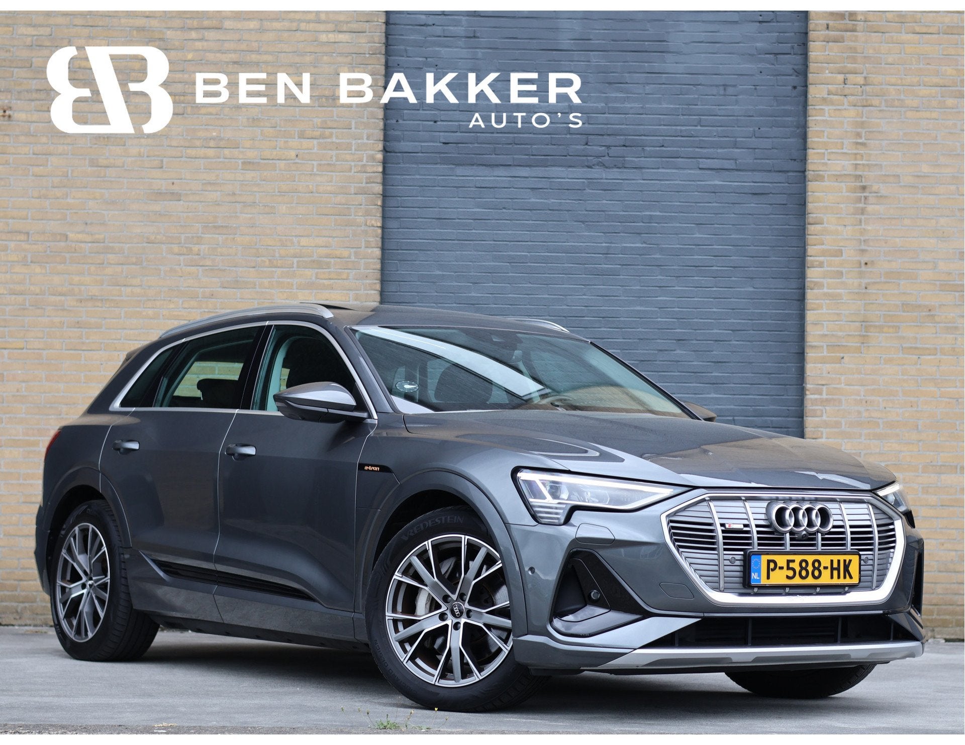 Audi e-tron 50 quattro 71 kWh S-line Luchtvering | Pano | 36, Automaat, Stof, 71 kWh, SUV of Terreinwagen