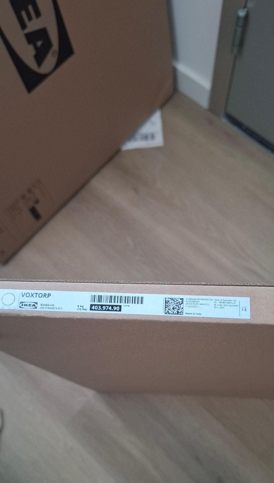 voxtorp front 60x60 Ikea, Ophalen, 30 cm of meer, Steen of Klei, 50 tot 150 cm
