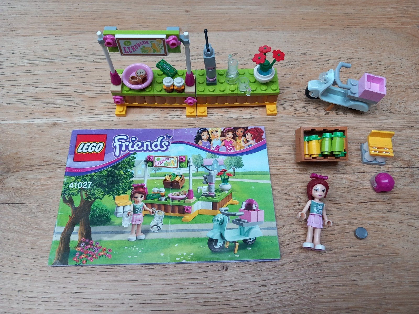 LEGO Friends Mia's limonadekraam 41027, Compleet, Gebruikt, Lego, Friends
