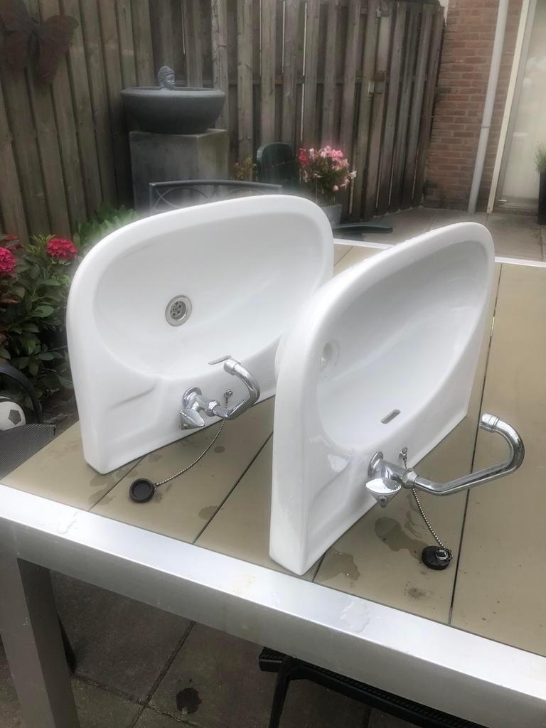 Wastafel Sphinx, Ophalen, Zo goed als nieuw, Steen, Wastafel