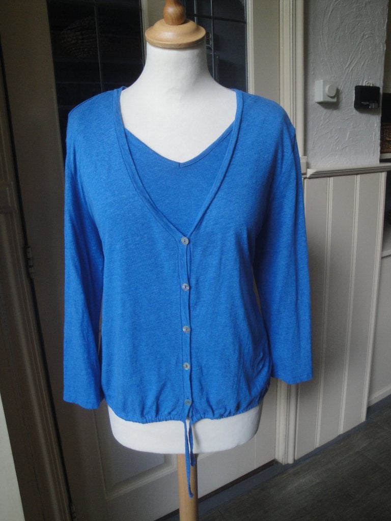 Blauwe TWINSET van YEST maat M, Kleding | Dames, Maat 38/40 (M), Blauw, Ophalen of Verzenden, Zo goed als nieuw