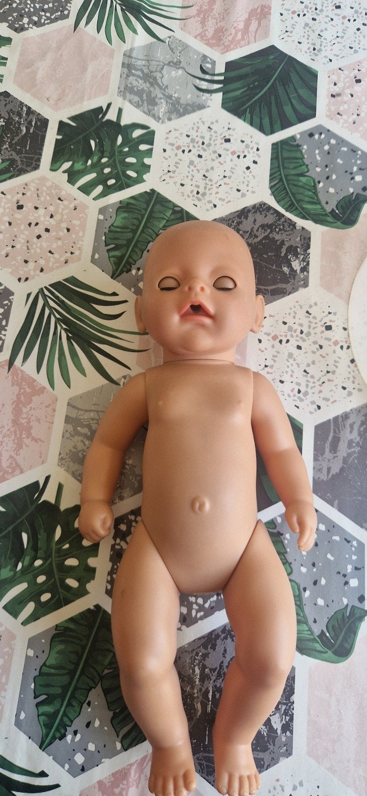 Baby born pop met tasje, Ophalen of Verzenden, Pop