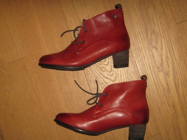 GROTESQUE LEREN ENKELHOGE SCHOENEN MAAT 39, GROTESQUE., Ophalen of Verzenden, Sneakers of Gympen, Gedragen
