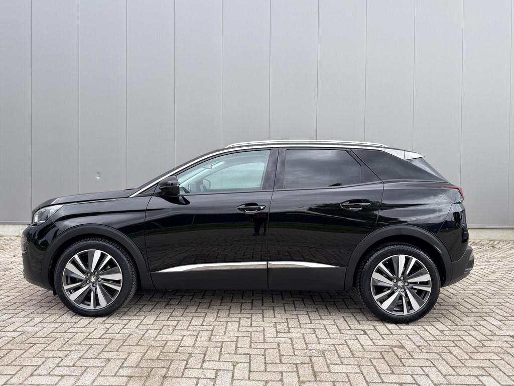Peugeot 3008 1.2 Allure Automaat|Dealer OH|Navi|LED|Cruise|N, Auto's, Gebruikt, 1199 cc, Met garantie (alle), Zwart