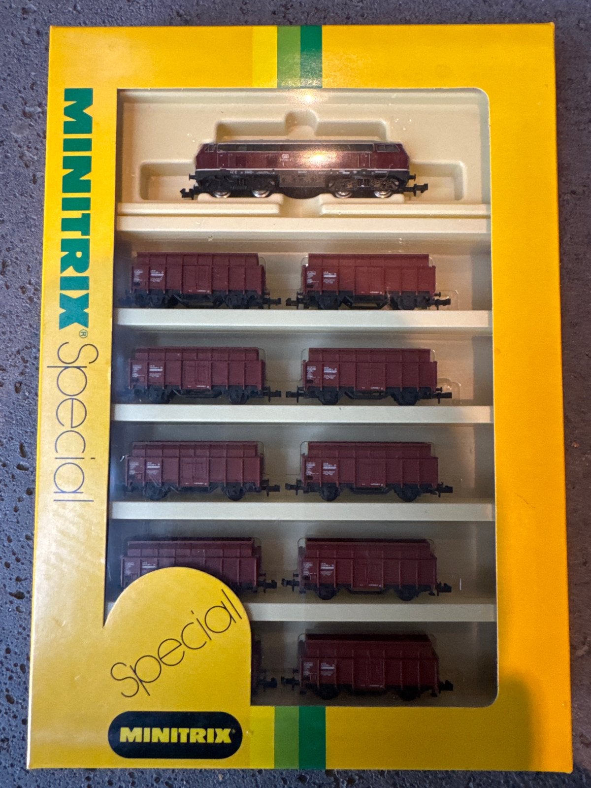 Minitrix Special Treinset 51 1070 00 Locomotief en Wagons, Hobby en Vrije tijd, Treinset, Gelijkstroom, Ophalen of Verzenden, Zo goed als nieuw