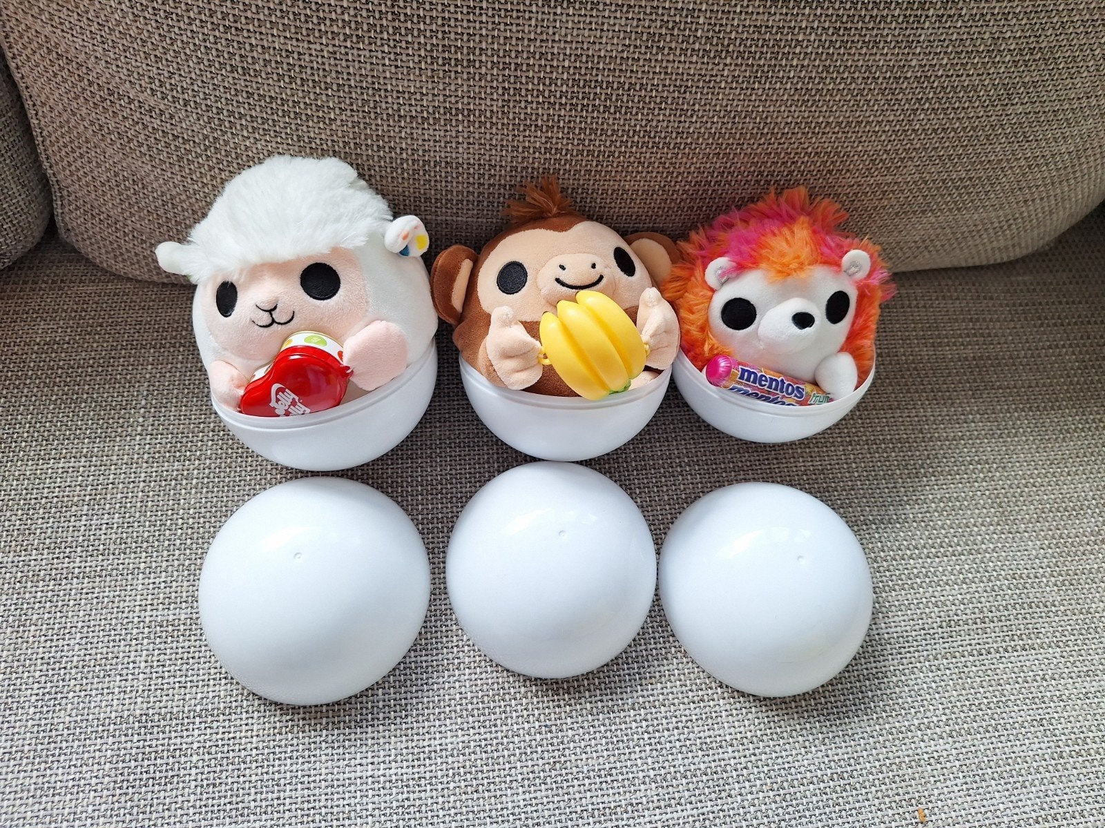 Snackles surprise ball aap schaap en egel, Overige merken, Ophalen of Verzenden, Zo goed als nieuw, Klein (minder dan 20 cm)