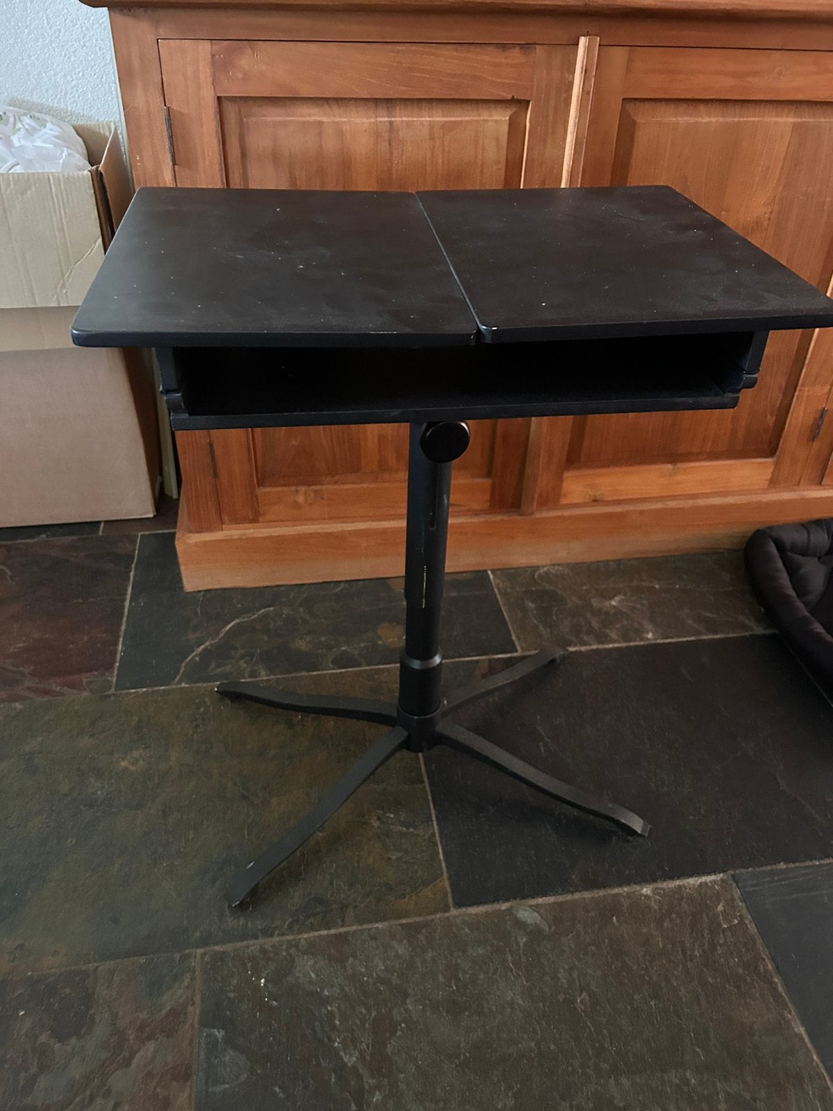 GRATIS Laptop tafeltje /  ook voor audio platenspeler, Ophalen, Gebruikt