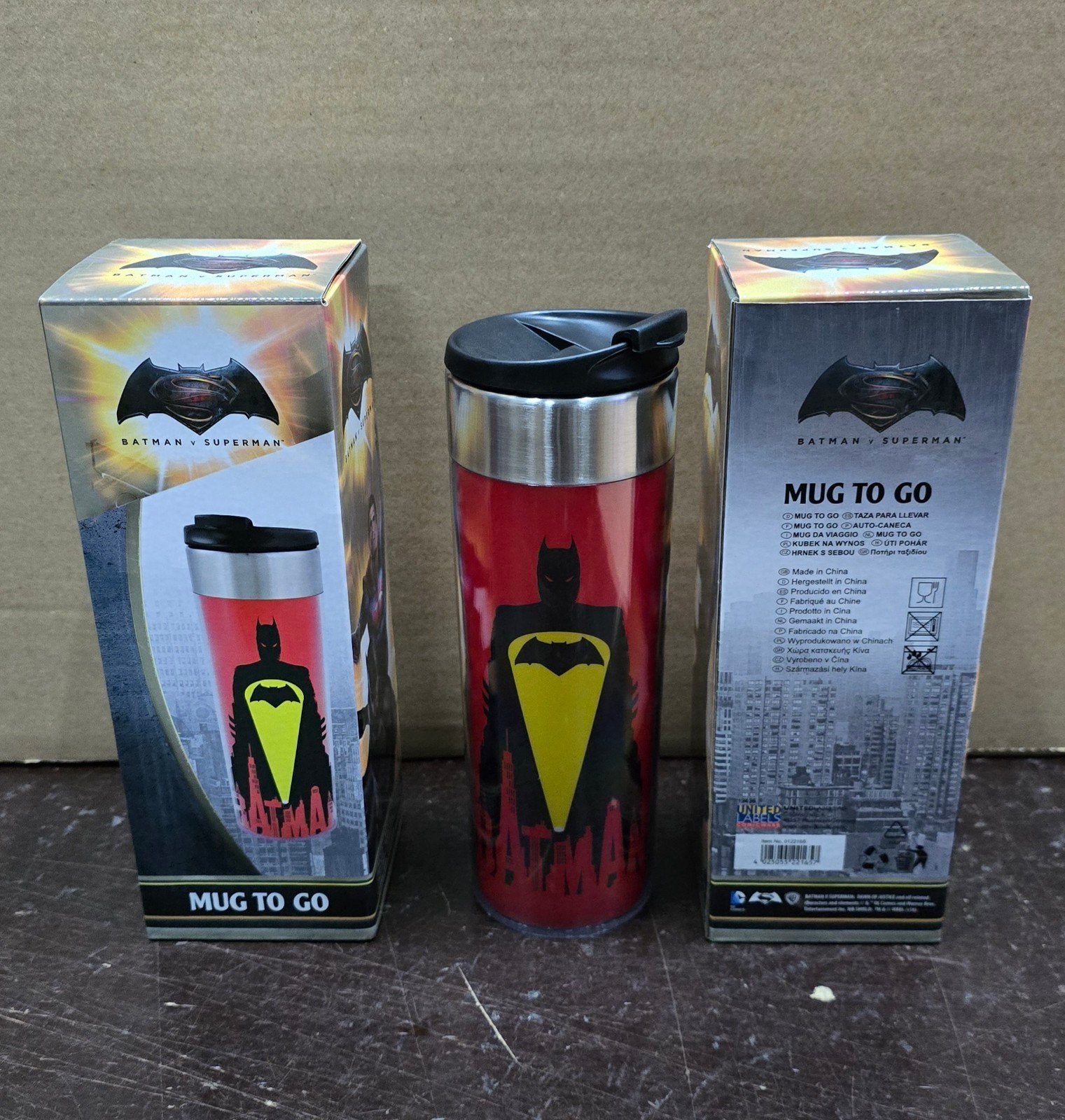 50 stuks thermosbekers batman/spiderman, Ophalen of Verzenden, Nieuw