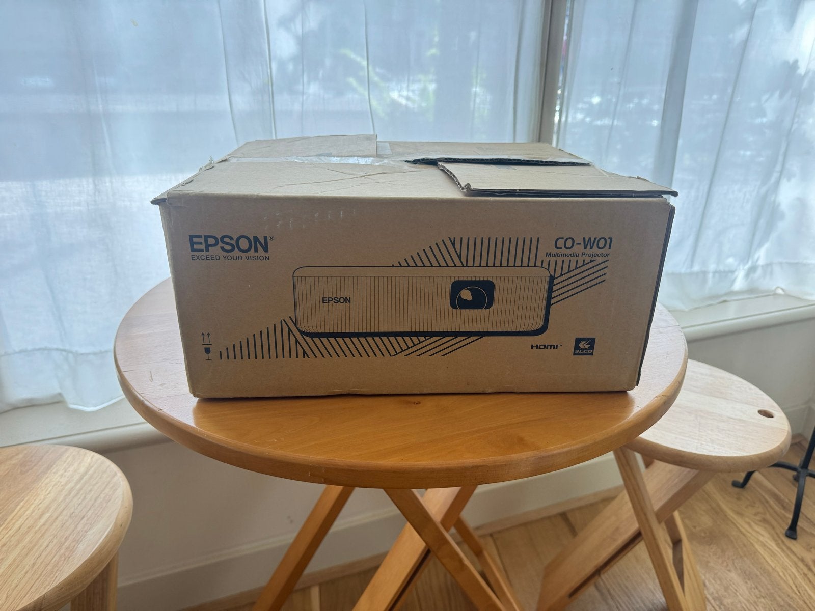 Epson EpiqVision Flex CO-W01 HD beamer - Zo goed als nieuw, Ophalen of Verzenden, Zo goed als nieuw, LCD, HD (720)