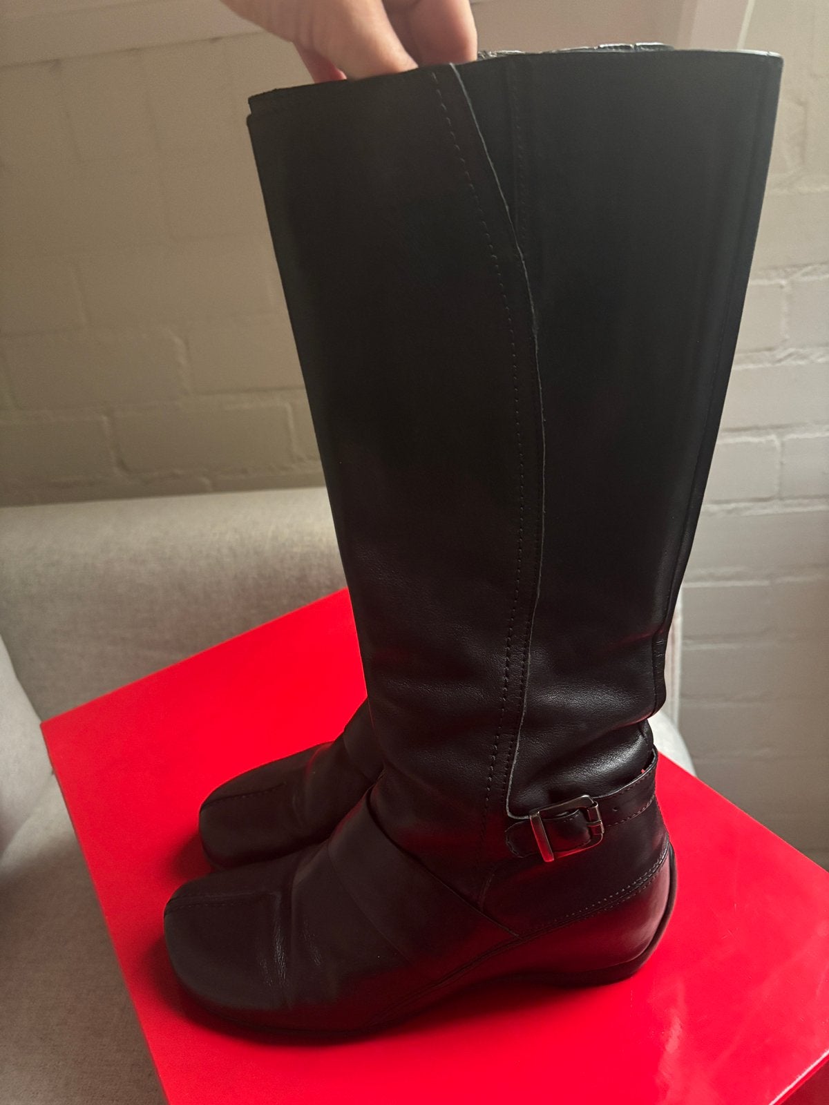 Wolky hoge laarzen zwart leer dames mt37 als nieuw, Kleding | Dames, Hoge laarzen, Zwart, Ophalen of Verzenden, Zo goed als nieuw