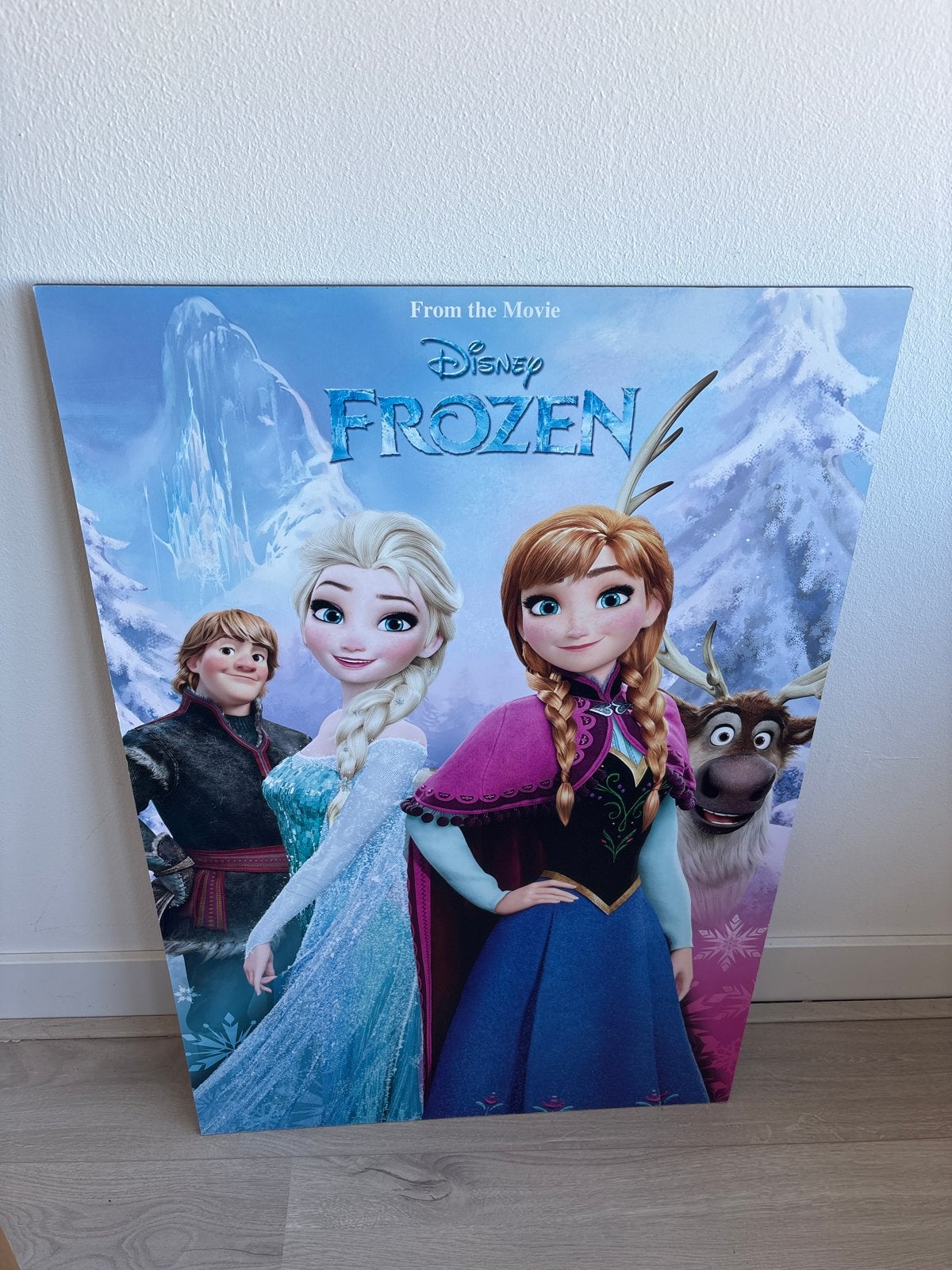 Disney Frozen Schilderij - Elsa, Anna, Kristoff en Sven, Ophalen, Gebruikt, Schilderij, 75 – 100