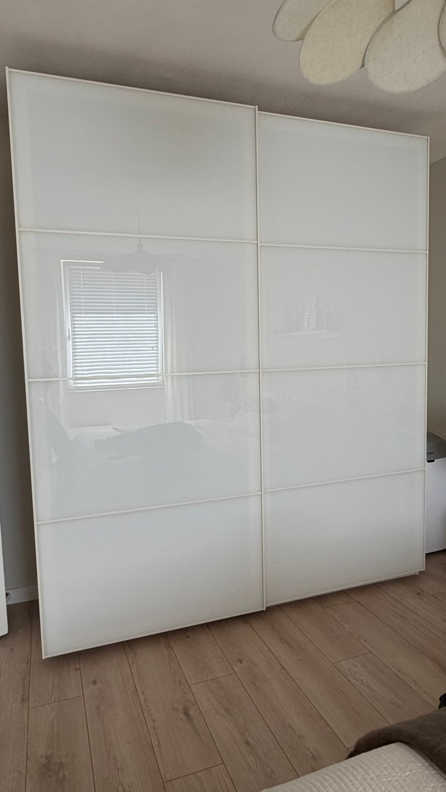 IKEA PAX 2 schuifdeuren FÄRVIK wit melkglas 100 x 236 GRATIS, Ophalen, Gebruikt, 50 tot 100 cm, Minder dan 25 cm