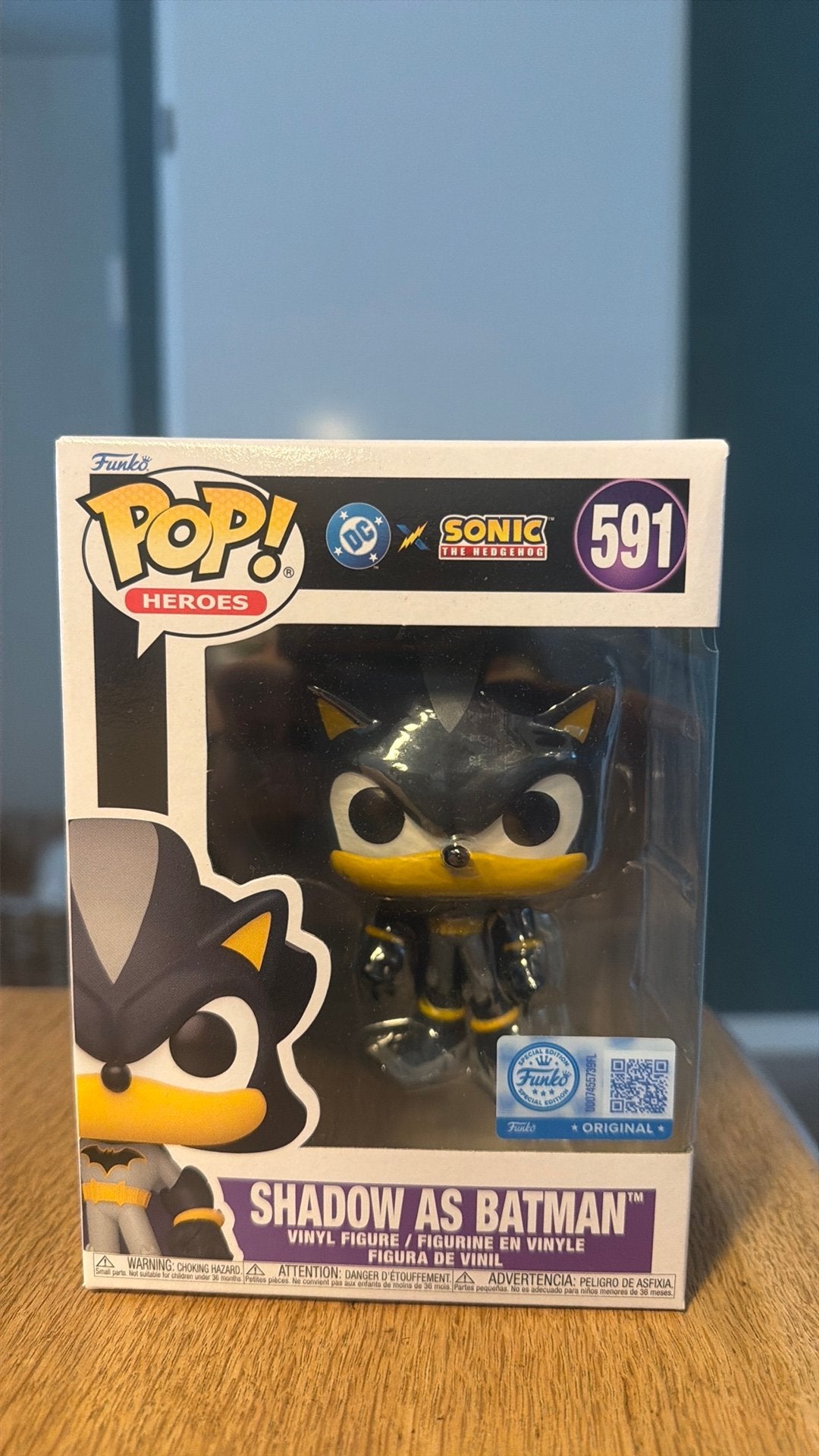 Funko pop! Shadow as batman sonic Exclusive, Verzamelen, Ophalen, Zo goed als nieuw