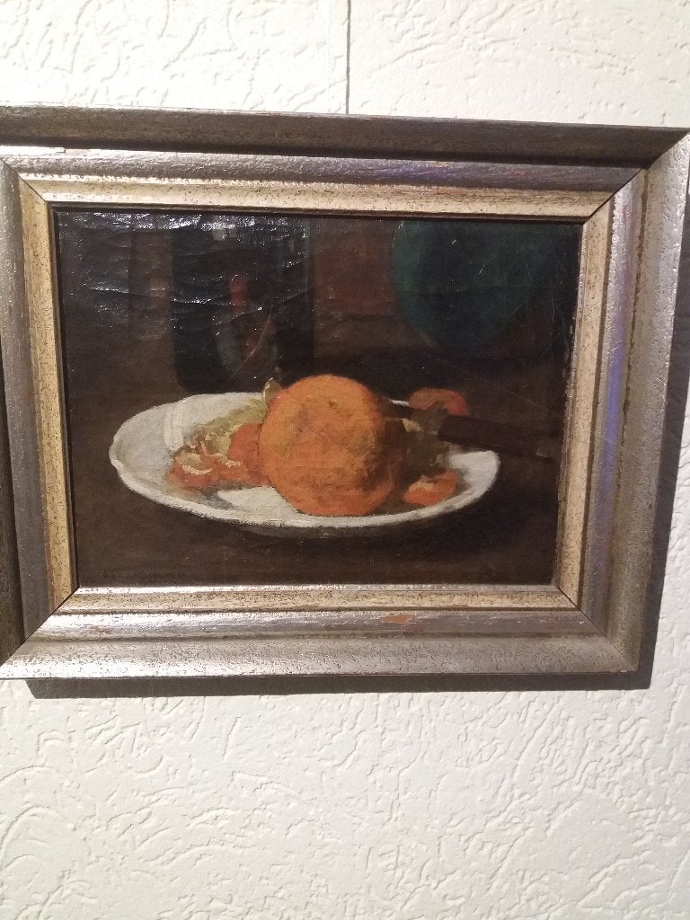 mooi schilderij 31/39, Doek, Stilleven, Ophalen of Verzenden, Gesigneerd