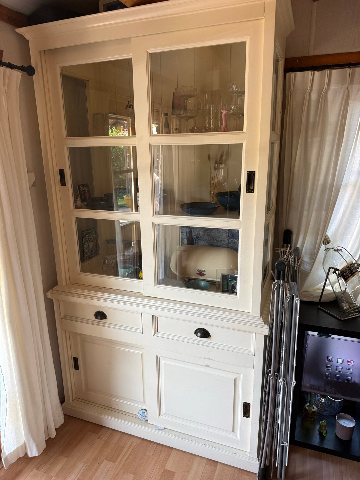 Servieskast, Huis en Inrichting, Ophalen, Gebruikt, 100 tot 150 cm, 200 cm of meer