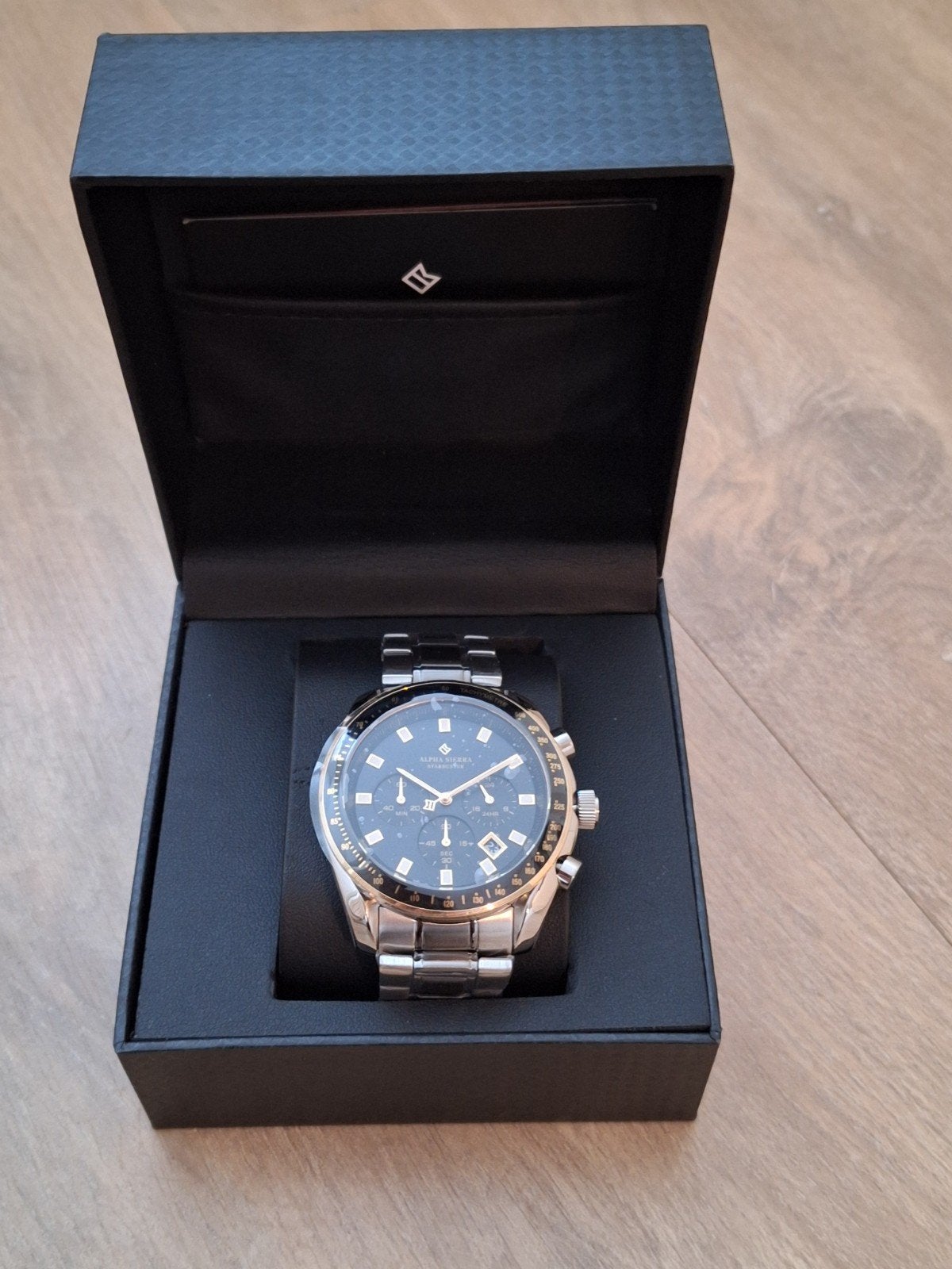 Herenhorloge Alpha Sierra Starbuster TSS02 NIEUW, Overige merken, Staal, Polshorloge, Nieuw
