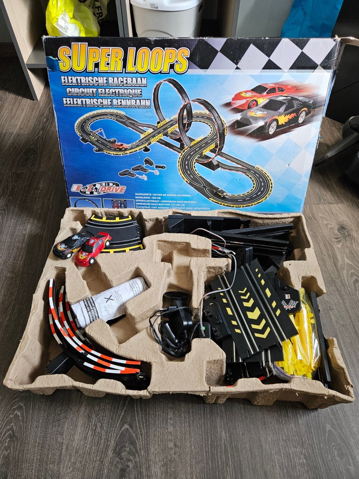 super loops racebaan helemaal compleet 2 racebaan auto,s, Racebaan, Bouwels@hotmail.com, Ophalen of Verzenden, Zo goed als nieuw
