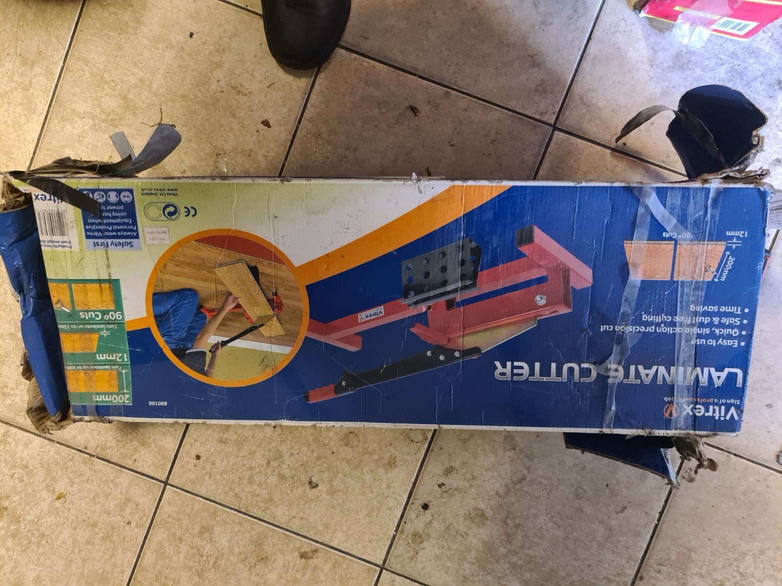 laminaat snijder, Doe-het-zelf en Verbouw, Gereedschap | Zaagmachines, Ophalen, Zo goed als nieuw, Afkortzaag, 30 tot 70 mm