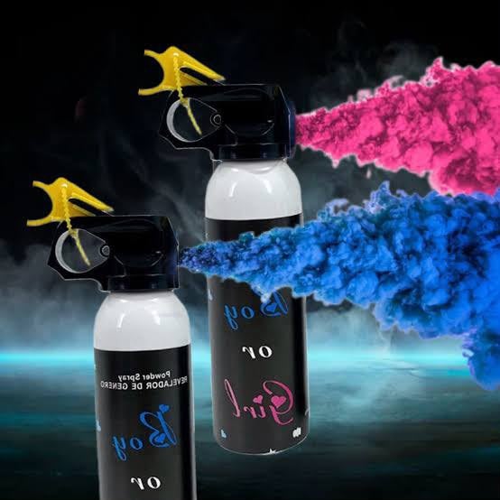 Gender reveal poederspray - jongen of meisje, Ophalen of Verzenden, Nieuw, Versiering, Geboorte of Huwelijk