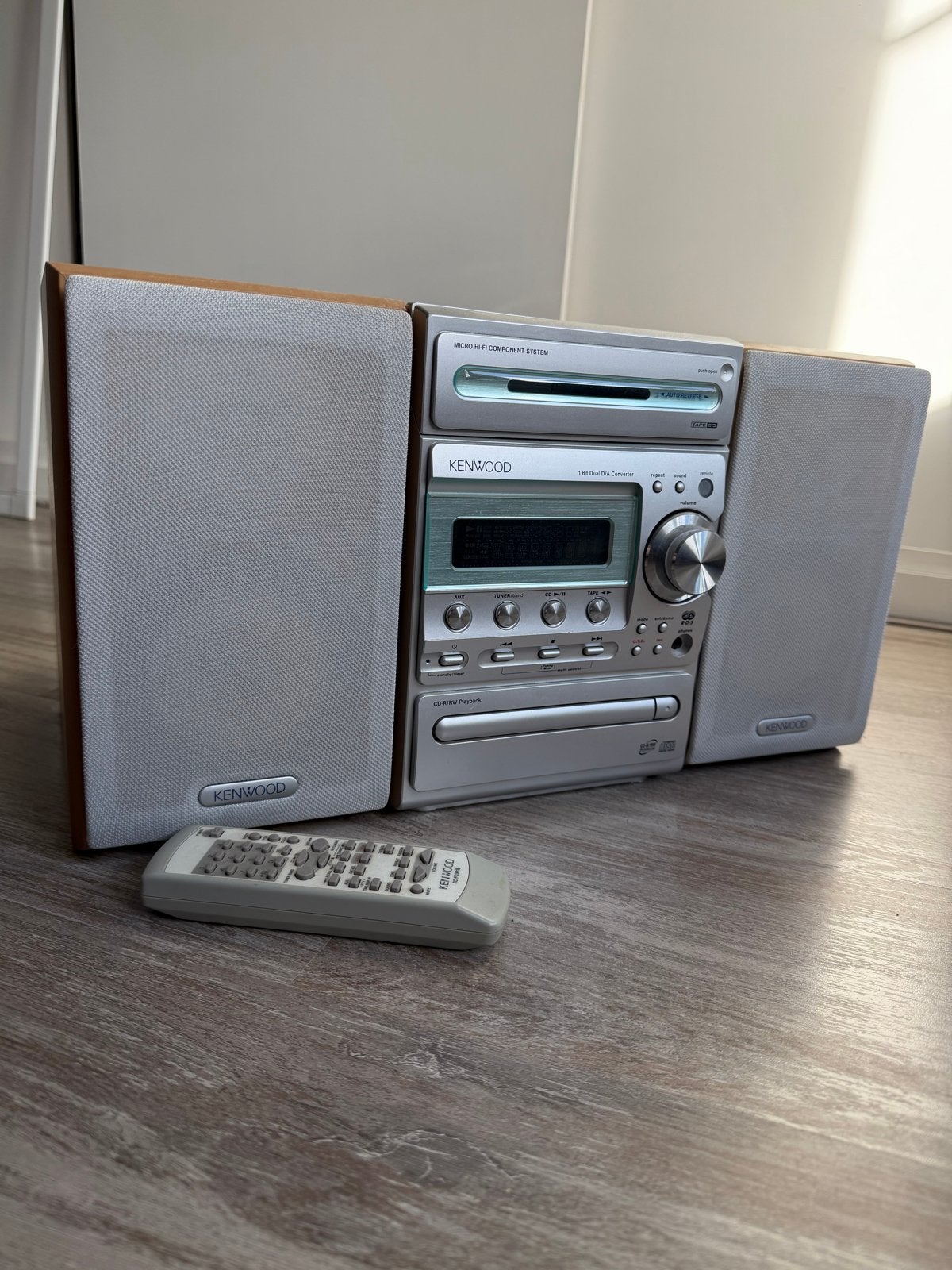 Kenwood HM-535 stereo set, compleet, Audio, Tv en Foto, Cassettedeck, Zo goed als nieuw, Microset, Ophalen