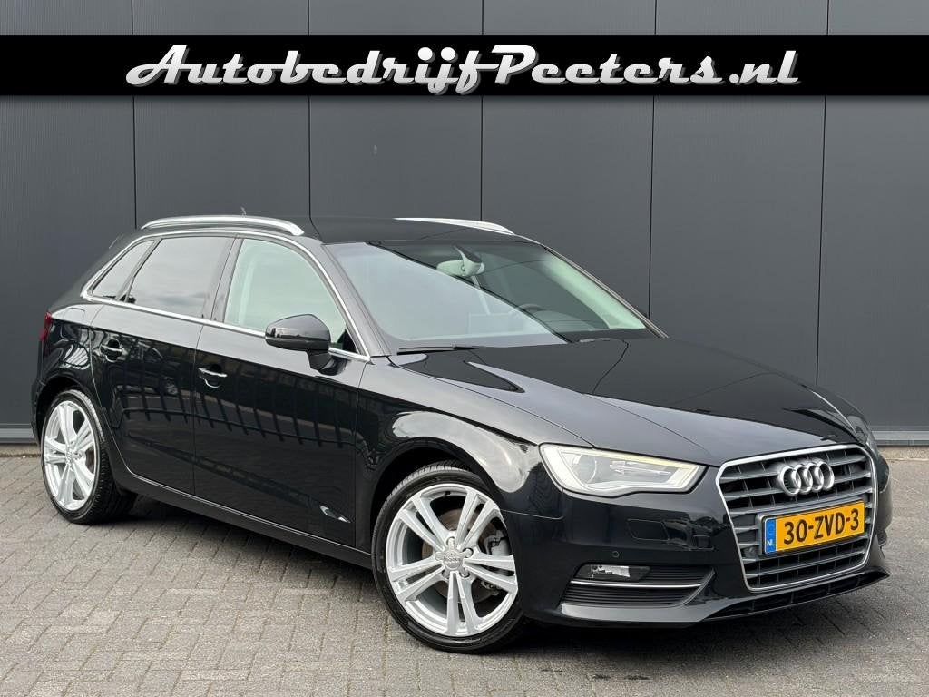 Audi A3 SB 1.8 TFSI Aut. Sportstoelen Navi Xenon Cruise PDC, Euro 5, Gebruikt, Zwart, Origineel Nederlands