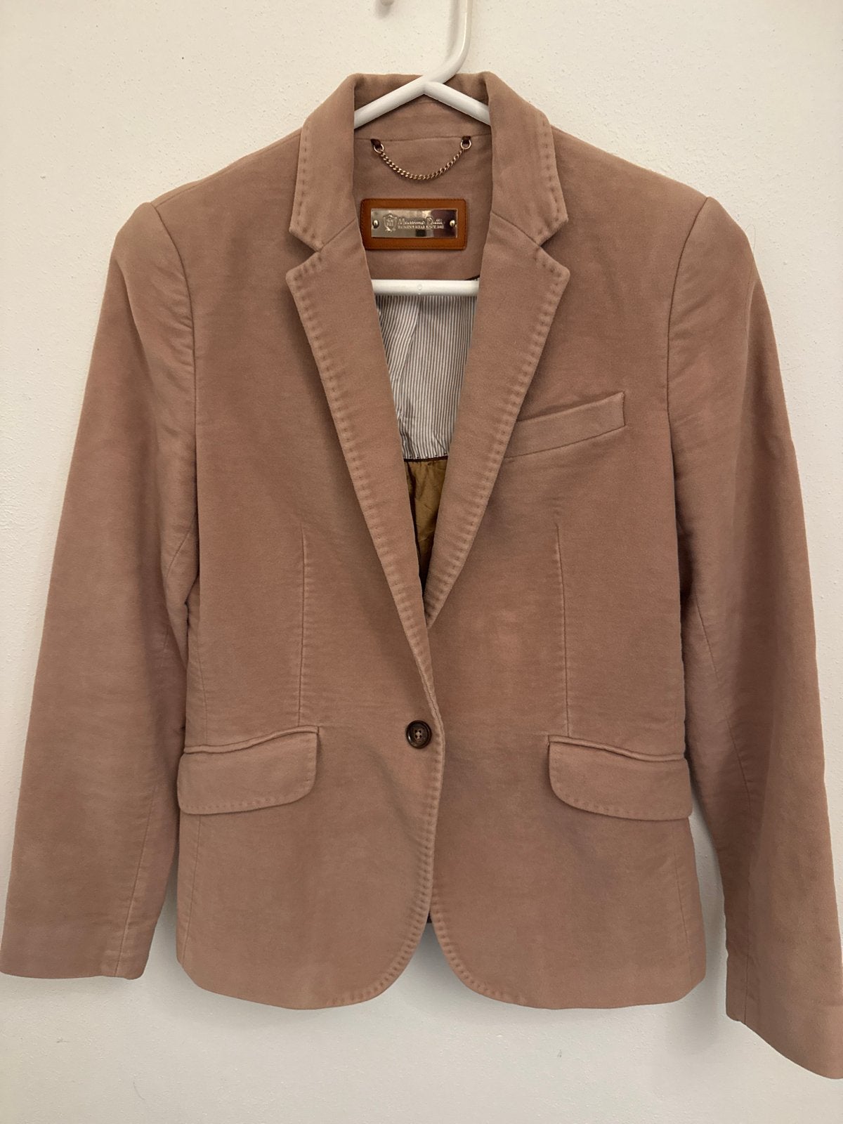Massimo Dutti Jasje - Zo goed als nieuw, Maat 38/40 (M), Beige, Ophalen of Verzenden, Zo goed als nieuw