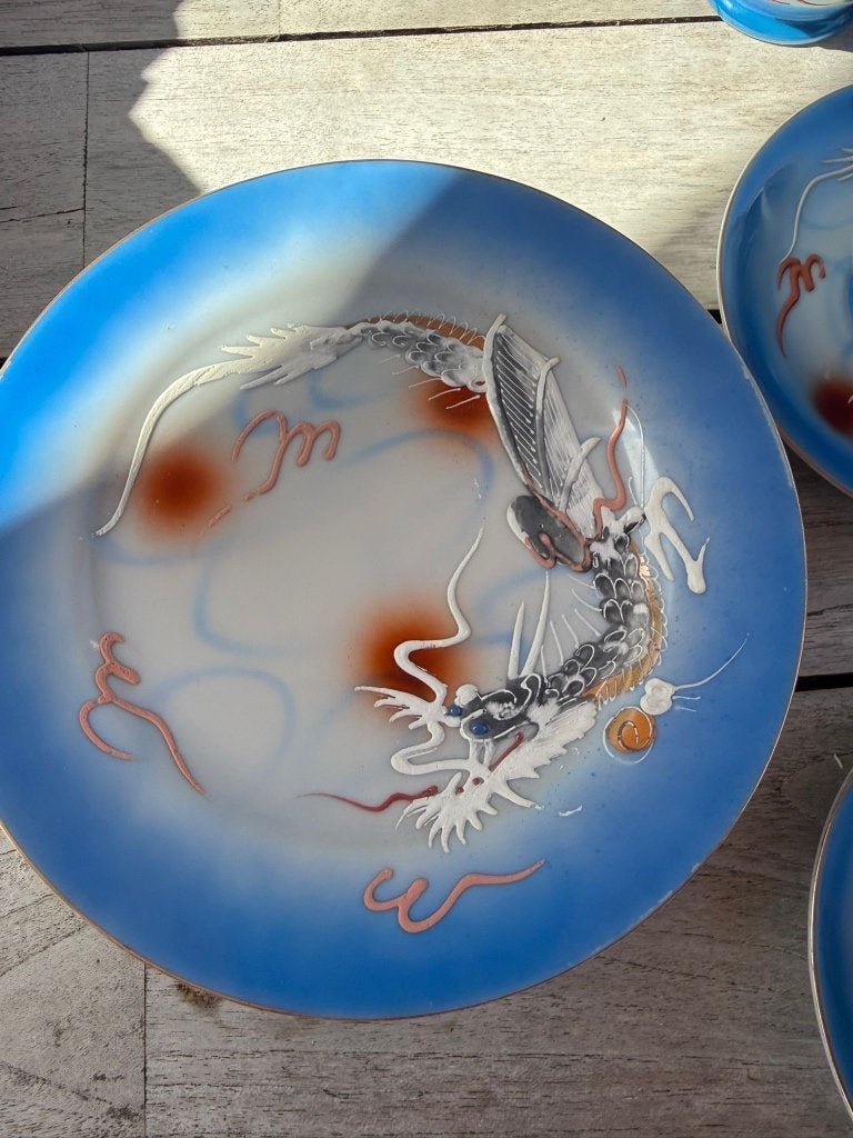 Handgeschilderd Japan,S thee servies, Ophalen