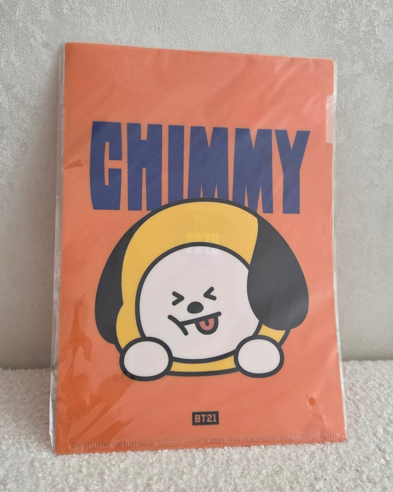 BTS BT21 Chimmy A4 Map Case Oranje – Origineel uit Korea, Ophalen, Nieuw