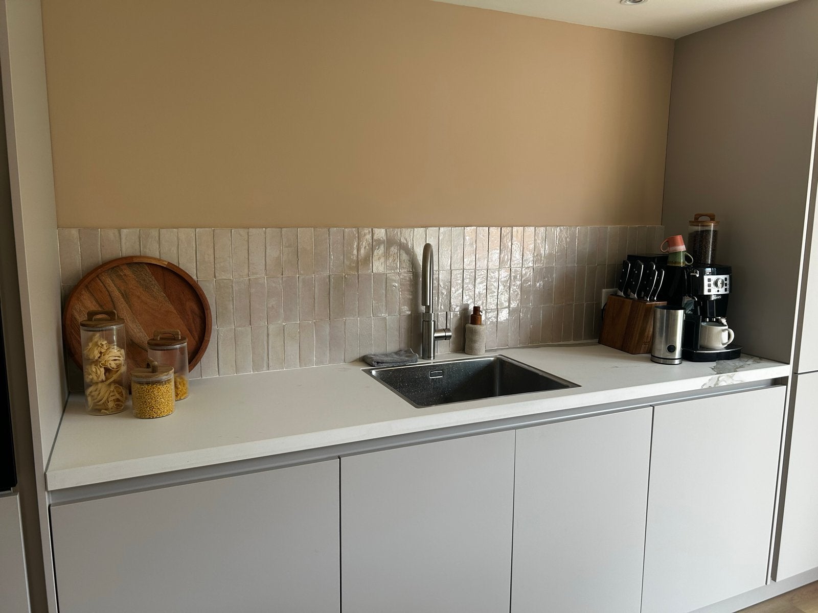 Zelliges Alhambra Bejmat 22 Sable 5x15 cm (0,70m2), Nieuw, Ophalen of Verzenden, Minder dan 20 cm, Minder dan 5 m²