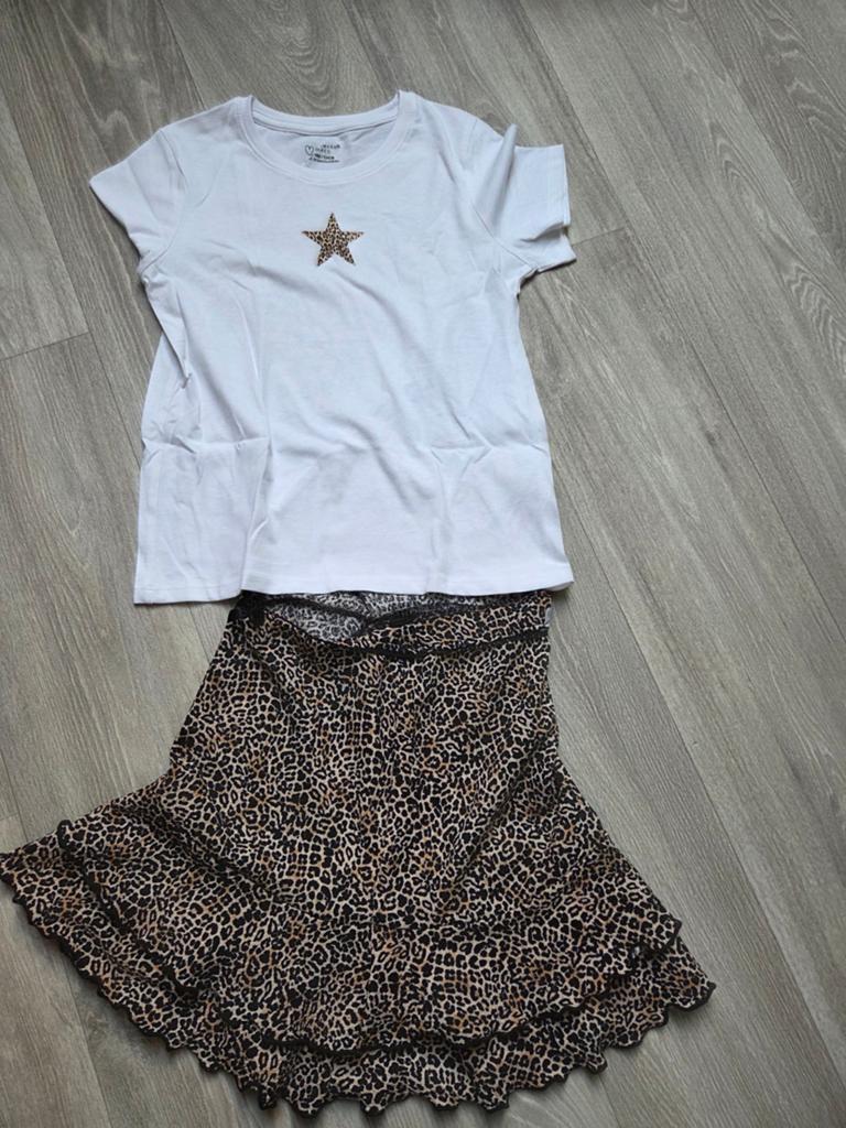 Shirt+rokje Primark, Ophalen of Verzenden, Nieuw, Maat 134