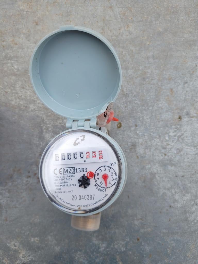 Watermeter, Ophalen, Nieuw