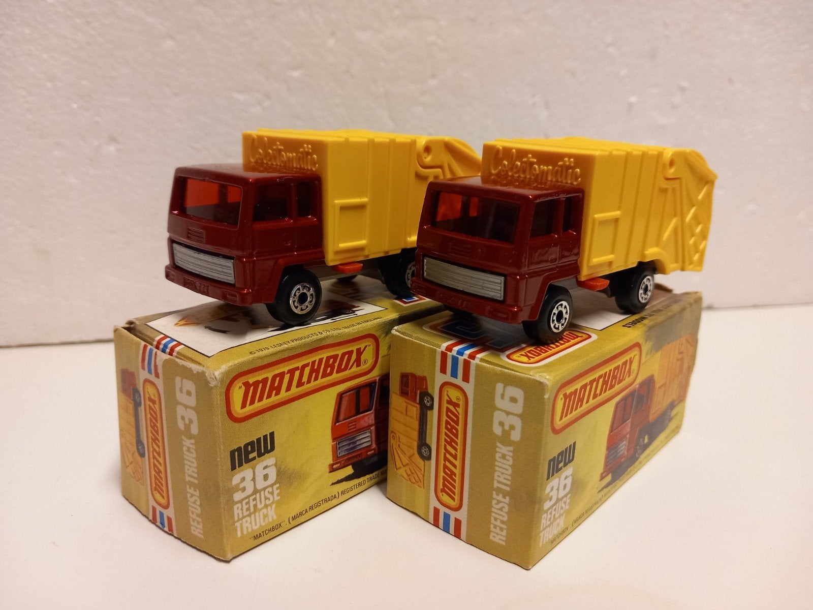 Matchbox #36 Leyland Refusetruck vuilniswagen 3INCH, Ophalen of Verzenden, Zo goed als nieuw, Bus of Vrachtwagen