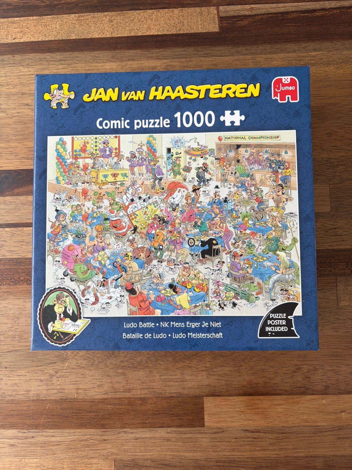 Jan van Haasteren puzzel 1000 stukjes, Ophalen of Verzenden, 500 t/m 1500 stukjes, Zo goed als nieuw
