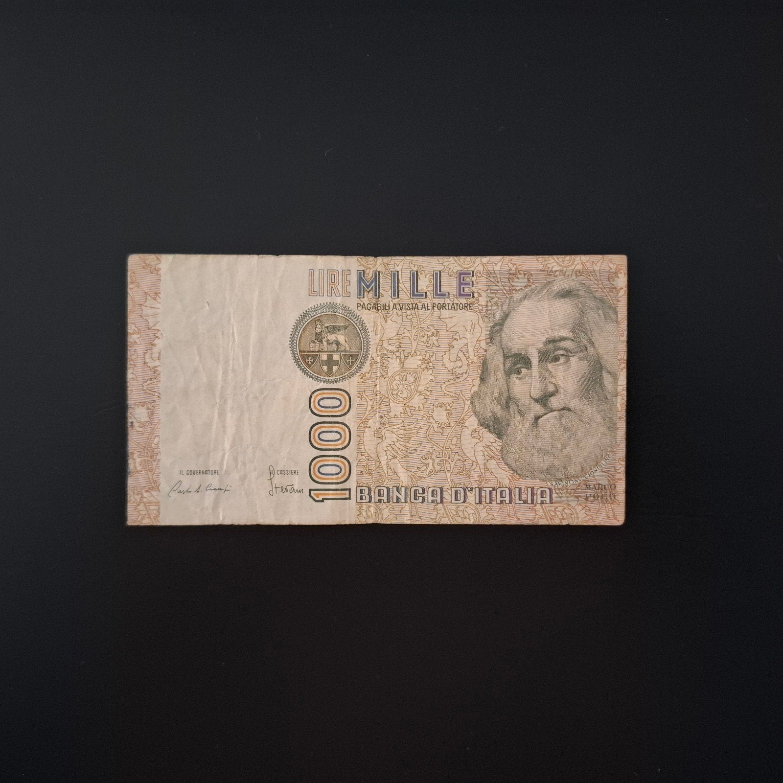 1000 lira Italië #030, Postzegels en Munten, Ophalen of Verzenden, Italië, Los biljet