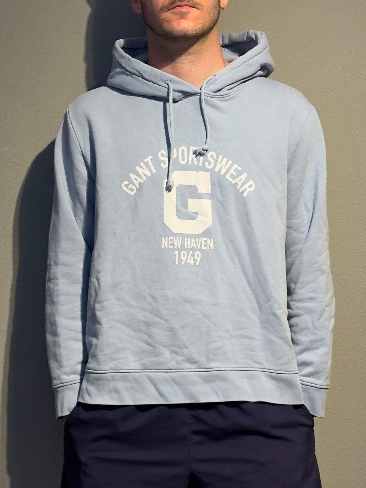 GANT Sportswear Hoodie - Maat M, Ophalen of Verzenden, Gedragen, Maat 48/50 (M), Blauw